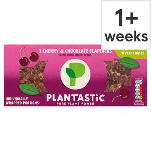 Plantastic Cherry & Chocolate Flapjack 3 Pack