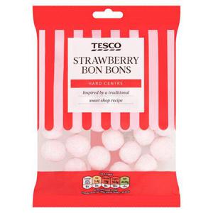 Tesco Strawberry Bon Bons 200G