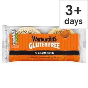 Warburtons Gluten Free Crumpets 4Pack 292G