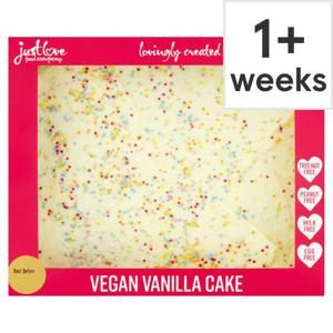 Just Love Vegan Vanilla Cake