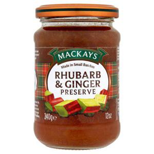 Mackays Rhubarb & Ginger Preserve 340G