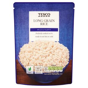 Tesco Microwave Long Grain Rice 250G