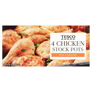 Tesco Chicken Stockpot 4 Pack 112G