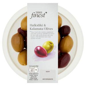 Tesco Finest Hldiki & Kalamata Olives 160G