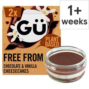 Gu Free From Chocolate & Vanilla Cheesecake 2X82g