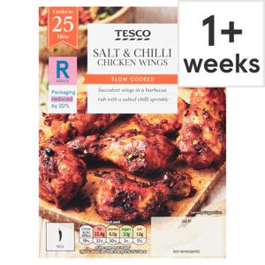 Tesco Salt & Chilli Chicken Wings 295G