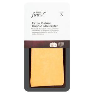 Tesco Finest Double Gloucester Cheese 200G