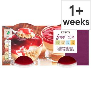 Tesco Free From Strawberry Cheesecake 2 X 100G (200G)