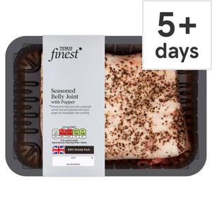 Tesco Finest Pork Seasoned Belly Joint 700G