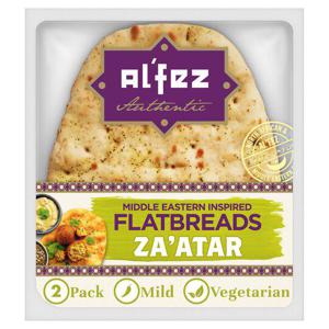 Al'fez Middle Eastern Za'atar Flatbreads 2 Pack