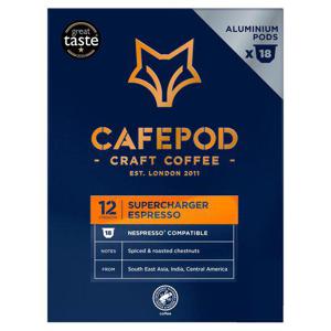 Cafepod Supercharger Espresso 18 Pack 99G