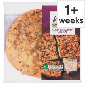 Tesco Free From Garlic & Parsley Flatbread