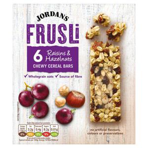 Jordans Frusli Bar Raisin & Hazelnut 6X30g