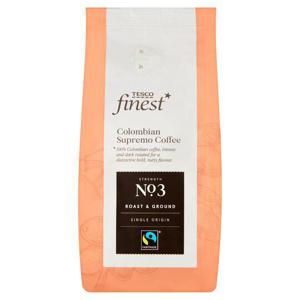 Tesco Finest Colombian Supremo Ground Coffee 227G