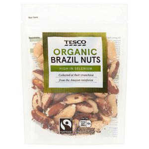 Tesco Organic Fair Trade Brazil Nuts 150G