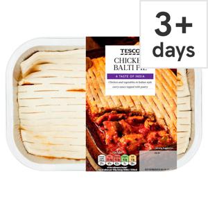 Tesco Balti Chicken Pie 496G