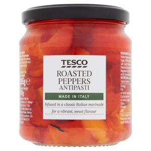 Tesco Italian Ro Asted Pepper Antipasti 285G