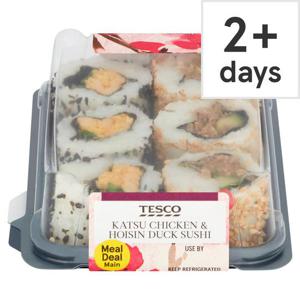 Tesco Katsu Chicken & Hoisin Duck Sushi 134G