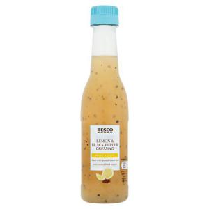 Tesco Fat Free Lemon And Pepper Dressing 250Ml