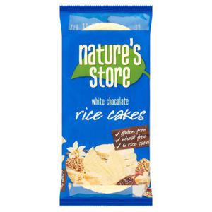 Natures Store Free From White Chocolate Rice Cakes 100G