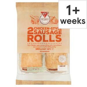 Fry's 2 Chicken Style Sausage Rolls 160g