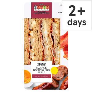 Tesco Sausage Bacon & & Egg Triple