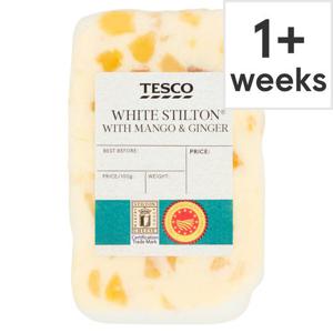 Tesco White Stilton Mango & Ginger Cheese 200G