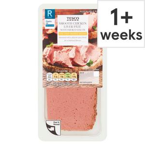 Tesco Chicken Liver & Smoked Bacon Pate 200G