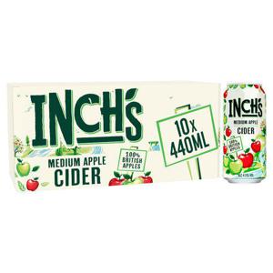 Inch's Medium Apple Cider 10 X 440Ml