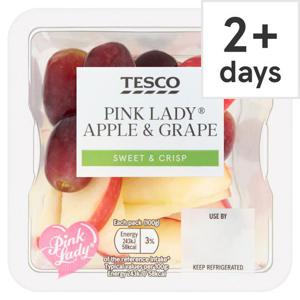 Tesco Pink Lady Apple & Grape Pot 100G