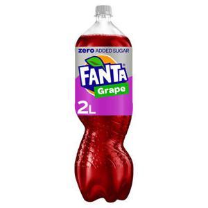 Fanta Zero Added Sugar Grape 2L