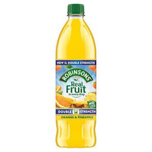 Robinson Double Strength No Added Sugar Orange & Pineapple Squash 1L