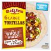 Old El Paso Whole Wheat Tortilla Wraps 6 Pack (350 g)
