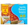 SuperValu Beans 4 Pack (420 g)