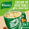 Knorr Quick Soup Cream of Vegetable with Croutons 3 Pack (51 g)