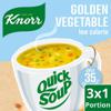 Knorr Quick Soup Golden Vegetable Low Calorie 3 Pack (30 g)