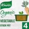 Knorr Organic Vegetable Stock Pot 4 Pack (104 g)