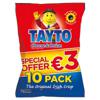Tayto Cheese & Onion Crisps 10 Pack (250 g)