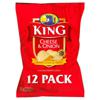 King Cheese & Onion Crisps 12 Pack (300 g)