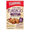 Flahavans Irish Oaty Flapjacks Chocolate & Hazelnut 6 Pack (240 g)
