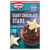 Dr. Oetker Giant Milk & White Chocolate Stars (20 g)