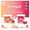 Yomega3 Mango or Raspberry Mini Frozen Yogurts 4 Pack (400 ml)