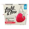 Danone Light & Free Raspberry Yogurt 4 Pack (115 g)