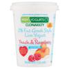 Irish Yogurts 0% Fat Live Yogurt with Peach & Raspberry (450 g)