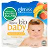 Glenisk Organic Baby Banana & Peach Yogurt 4 Pack (60 g)