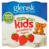 Glenisk Organic Kids Strawberry Yogurt 4 Pack (90 g)