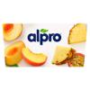 Alpro Pineapple Passionfruit & Peach Yogurts 4 Pack (125 g)