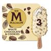Magnum White Chocolate and COOKIES Ice Cream 3 Pack (270 ml)
