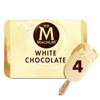 Magnum White Chocolate Ice Cream 4 Pack (110 ml)
