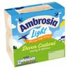 Ambrosia Light Devon Custard 4 Pack (500 g)